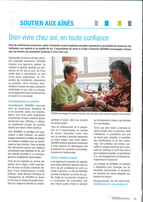 Soutien aux aîné·es